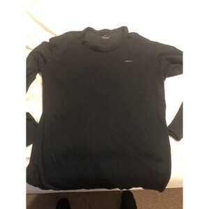 Nike Dri-Fit Black Medium Long Sleeve Shirt Made is USA